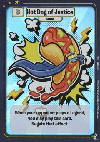 Hot Dog of Justice - Defenders of Neopia - 1st Edition