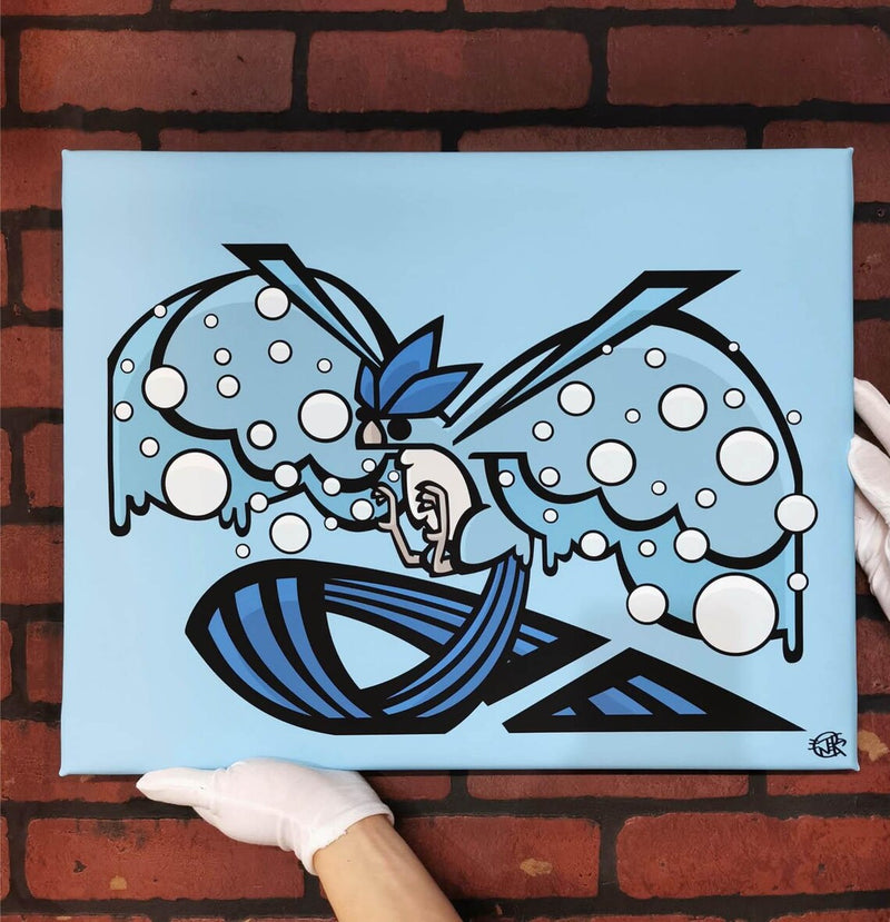 Snowball Flight - (Archival Canvas Giclée Print) - Rawry & Pohly Art