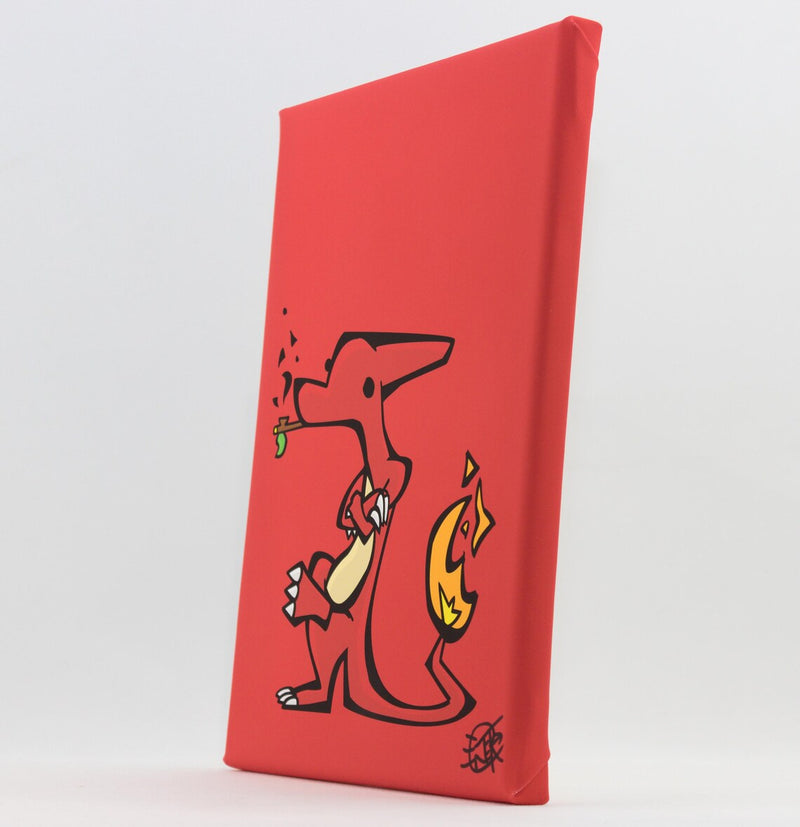 Chillmeleon - (Archival Canvas Giclée Print) - Rawry & Pohly Art