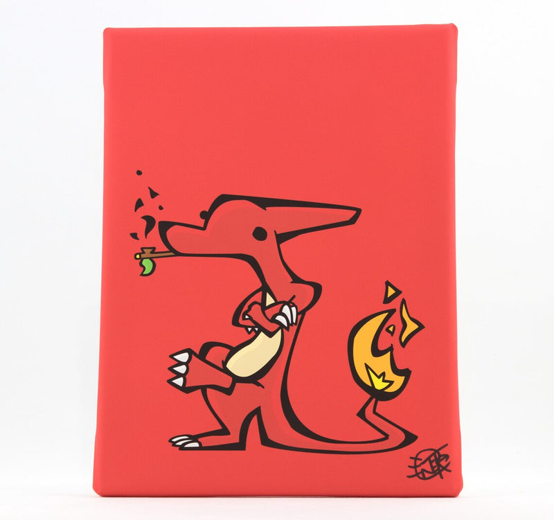Chillmeleon - (Archival Canvas Giclée Print) - Rawry & Pohly Art