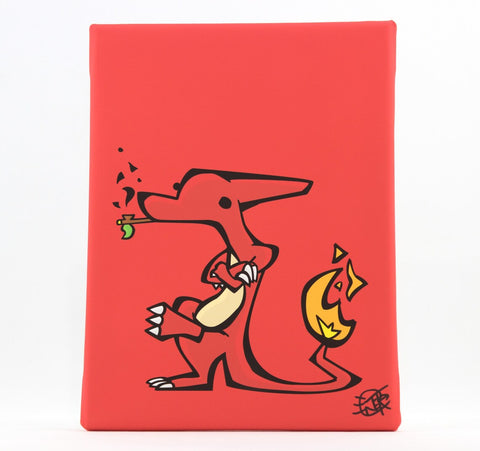 Chillmeleon - (Archival Canvas Giclée Print) - Rawry & Pohly Art