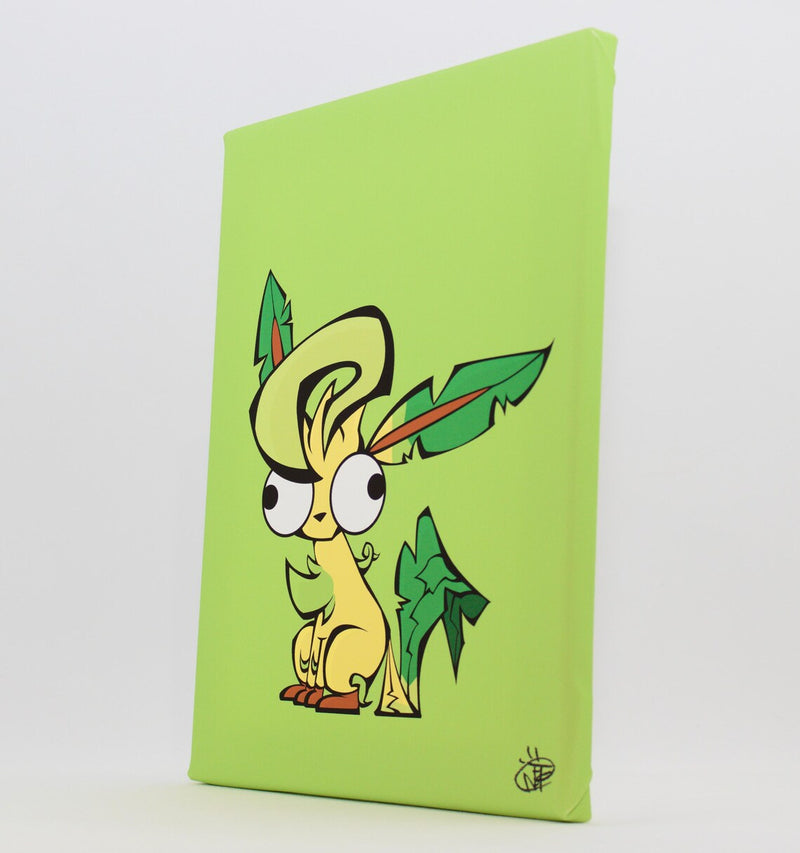 Weedwhackeon - (Archival Canvas Giclée Print) - Rawry & Pohly Art