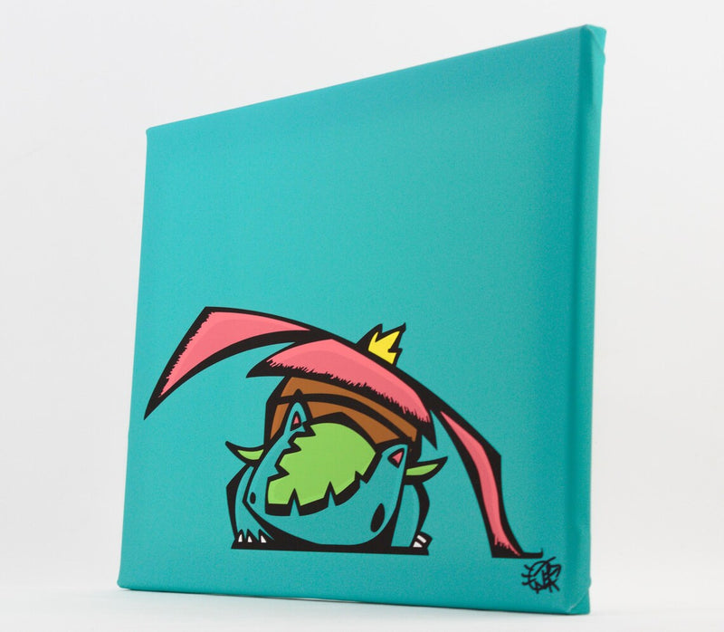 Herpaderpasaur - (Archival Canvas Giclée Print) - Rawry & Pohly Art