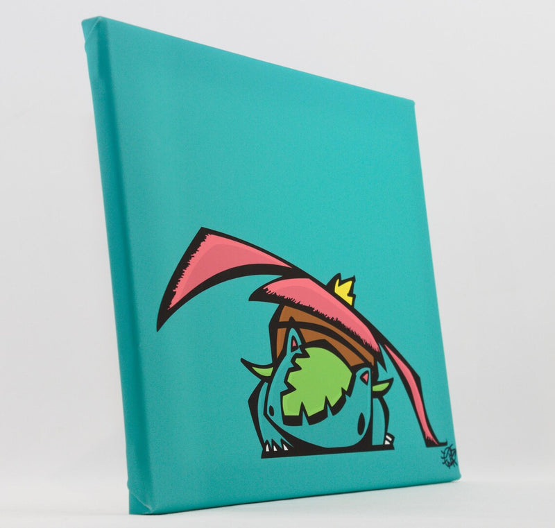 Herpaderpasaur - (Archival Canvas Giclée Print) - Rawry & Pohly Art