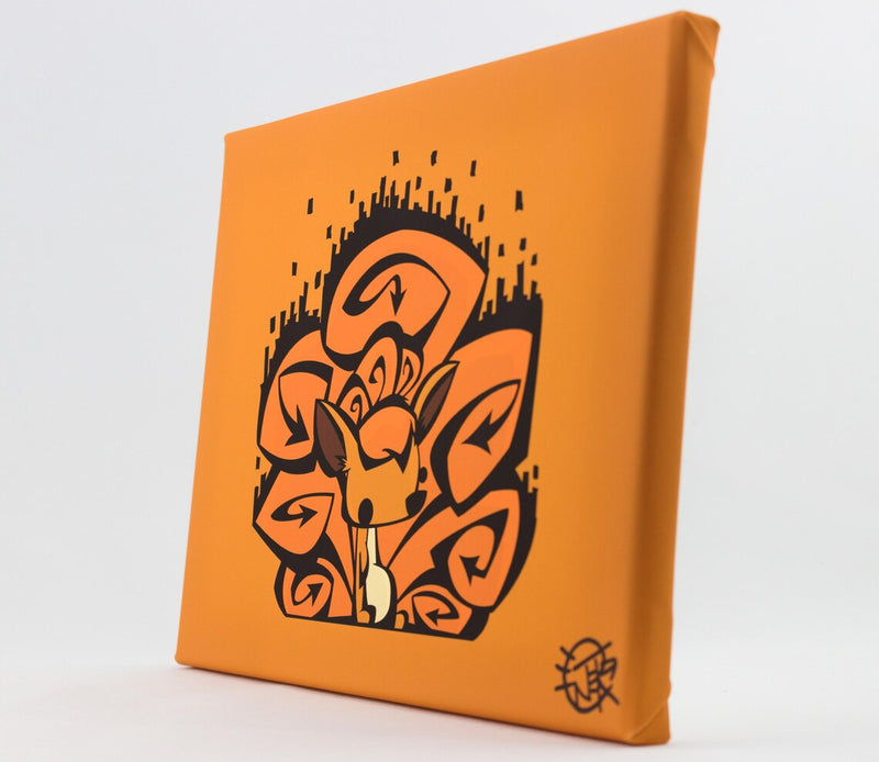 Dat Extra Tail Tho - (Archival Canvas Giclée Print) - Rawry & Pohly Art