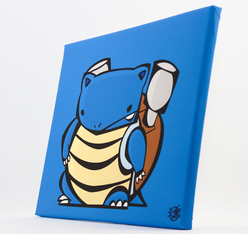 Blastball - (Archival Canvas Giclée Print) - Rawry & Pohly Art