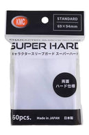 KMC Sleeves: Standard Size Super Hard Character Guard (Outer Sleeves) - Clear (60ct)