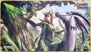 Grand Prix 2015 Dallas-Fort Worth Playmat - (Shaman of the Pack)