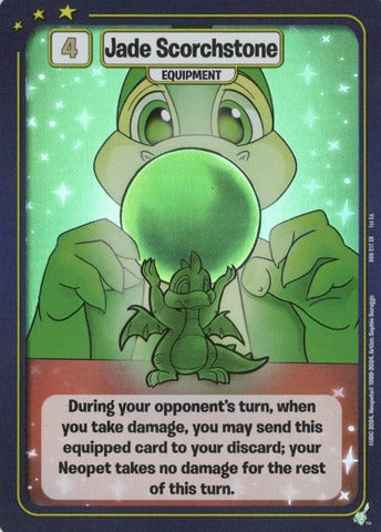 Jade Scorchstone - Defenders of Neopia - 1st Edition