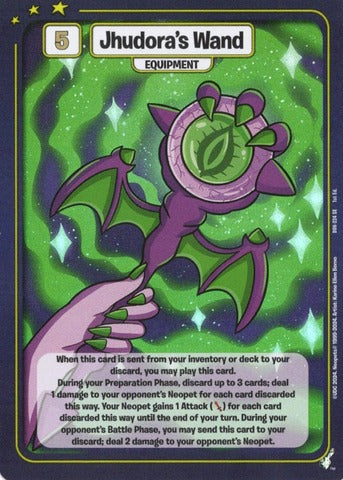 Jhudora's Wand - Defenders of Neopia - 1st Edition