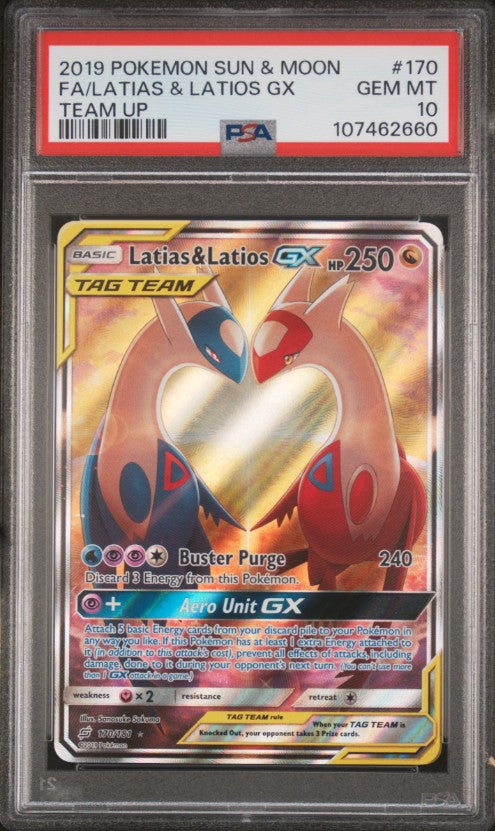 PSA 10 2019 POKEMON SUN & MOON TEAM UP