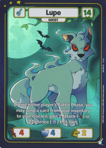 Lupe (Ghost) - Defenders of Neopia - 1st Edition