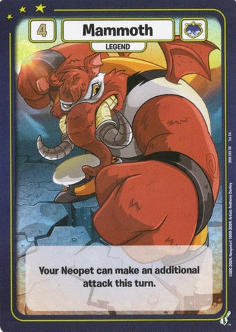 Mammoth - Defenders of Neopia - 1st Edition