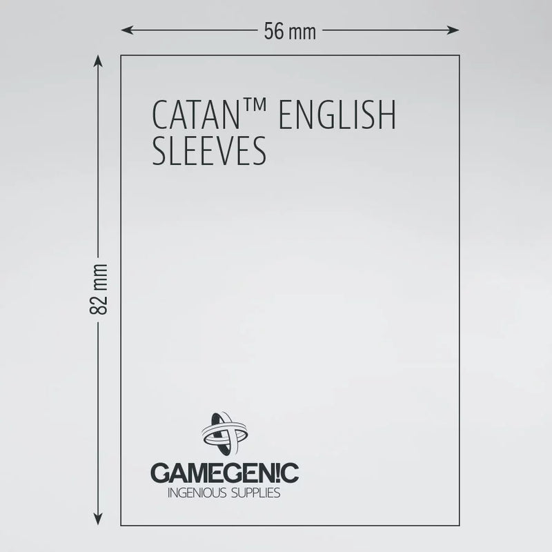 Gamegenic: Matte Sleeves: Catan-Sized 56 x 82mm (60)