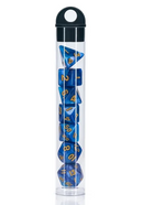 HD Mini Dice Set - Shades of Blue Pearl Swirl