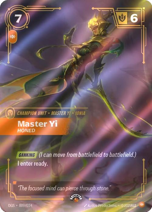 Master Yi - Honed [Organized Play Promos]