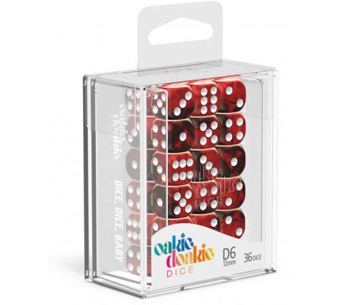 Oakie Doakie Dice - D6 Gemidice Vampire 12mm Set of 36