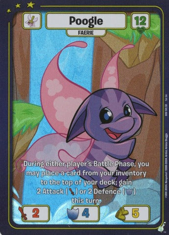 Poogle (Faerie) - Defenders of Neopia - 1st Edition