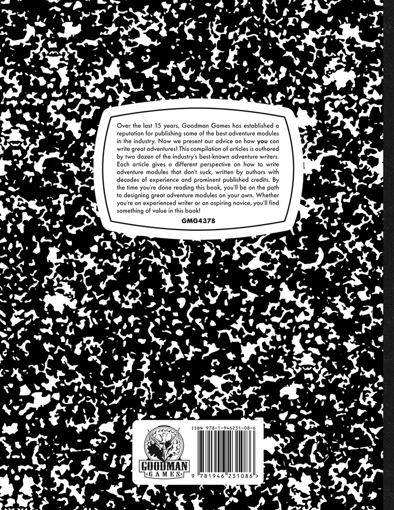 How to Write Adventure Modules That Don't Suck (Hardcover)