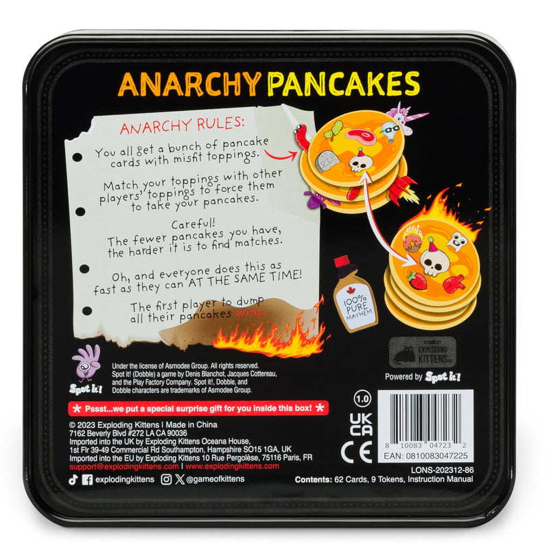 Anarchy Pancakes - Tin Edition