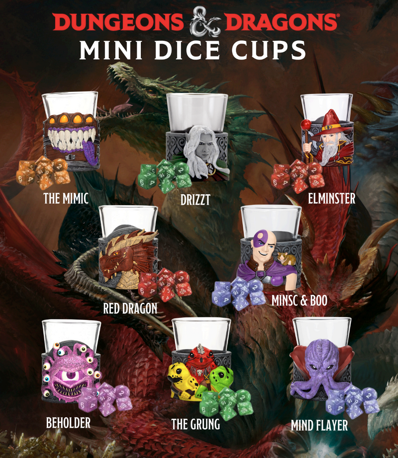 Dungeons & Dragons Mini Dice Cup Mystery Box - Sirius Dice