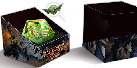 Mega D20 55mm - Goblin Mammoth - Pathfinder