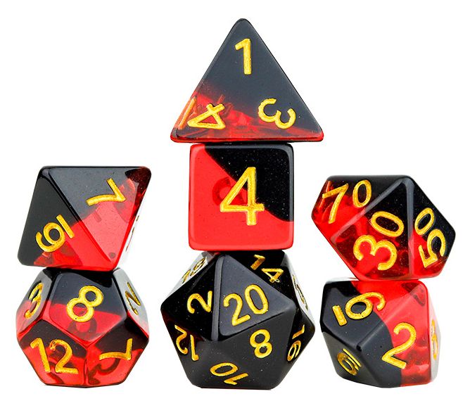 Sirius Dice: Brimstone Dice Set