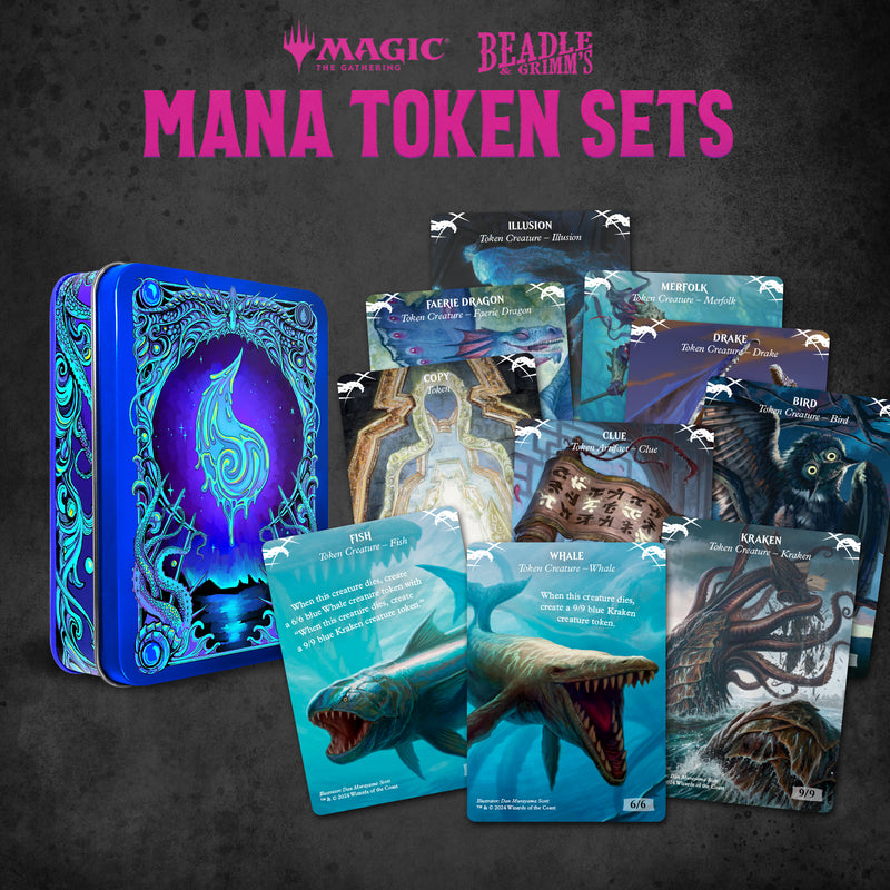 Beadle & Grimm's: Blue Mana Token Set