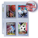 Ultra PRO: Platinum Hologram 4-Pocket Secure Pages - 3-Holes (for Toploaders - 100-Pack)
