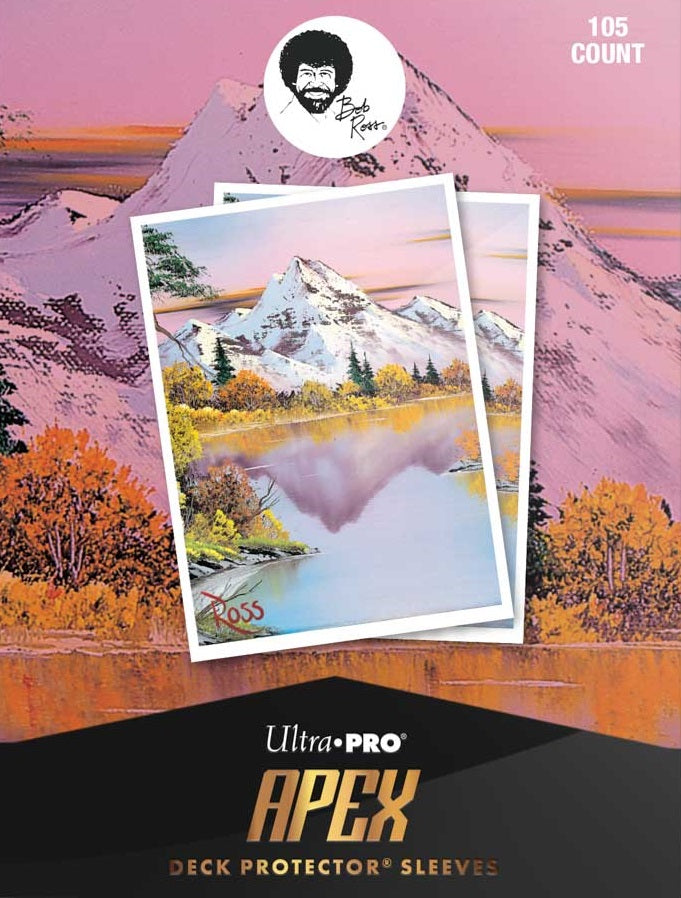 Ultra PRO: Standard 105ct Sleeves (APEX) - Bob Ross (Mighty Mountain Lake)
