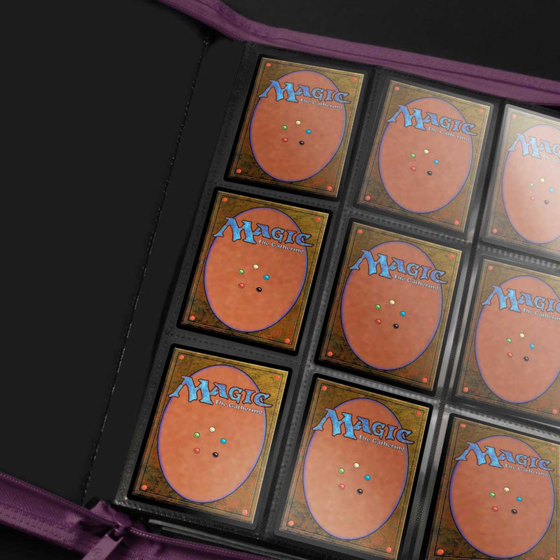 Ultra PRO: 9-Pocket Zippered PRO-Binder - Vivid (Midnight Plum)