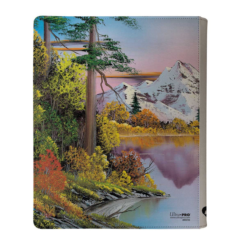 Ultra PRO: 9-Pocket Zippered PRO-Binder - Bob Ross (Mighty Mountain Lake)