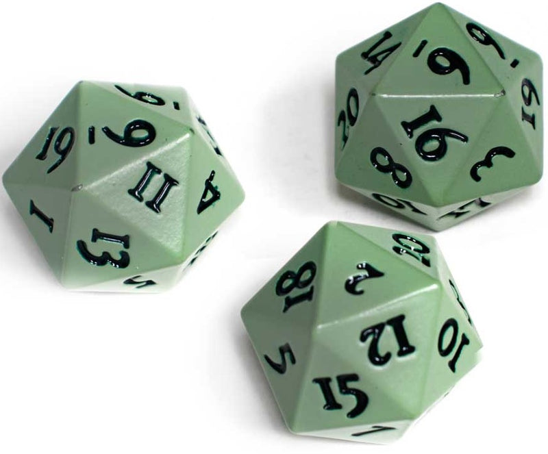Ultra PRO: Heavy Metal Dice - Vivid D20 (Cool Matcha) (2ct)