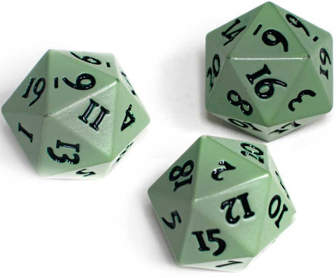 Ultra PRO: Heavy Metal Dice - Vivid D20 (Cool Matcha) (2ct)