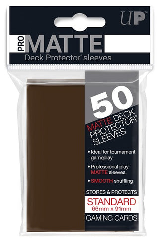 Ultra PRO: Standard 50ct Sleeves - PRO-Matte (Brown)