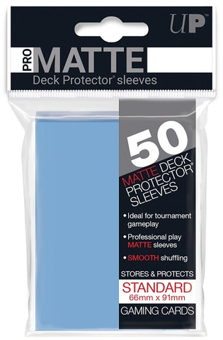Ultra PRO: Standard 50ct Sleeves - PRO-Matte (Light Blue)