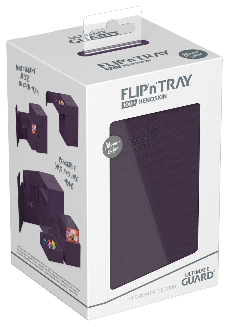 Ultimate Guard FLIP'n'TRAY DECK CASE 100+ - Monocolor Purple
