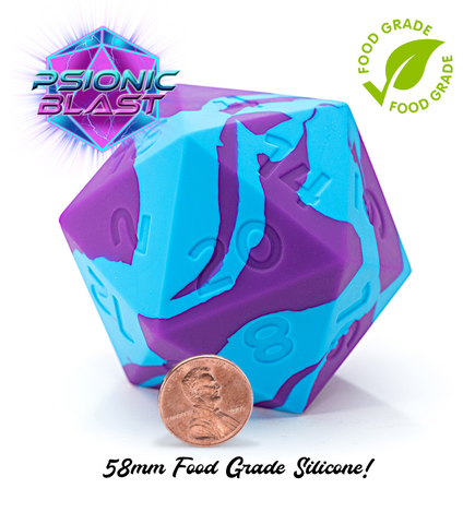 Gatekeeper Games: Random EnCounter 58mm Silicone D20 - Psionic Blast