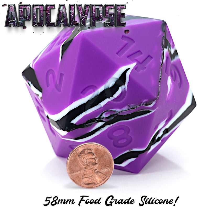 Gatekeeper Games: Random EnCounter 58mm Silicone D20 - Apocalypse