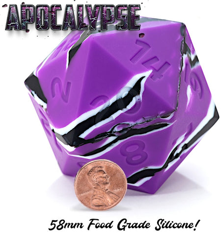 Gatekeeper Games: Random EnCounter 58mm Silicone D20 - Apocalypse