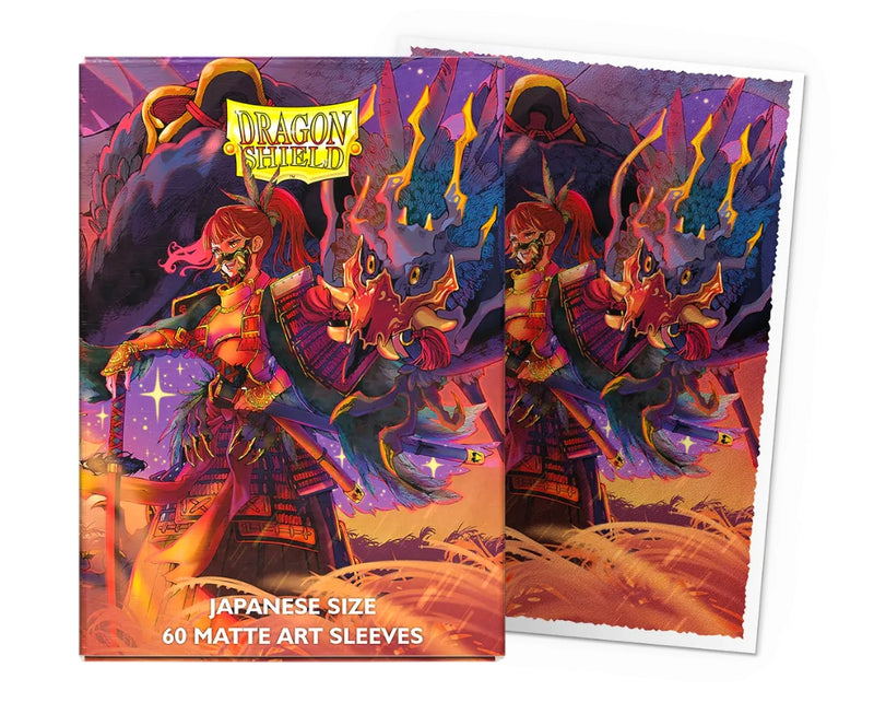 Dragon Shield: Japanese Size 60ct Art Sleeves - The Fallen (Matte)