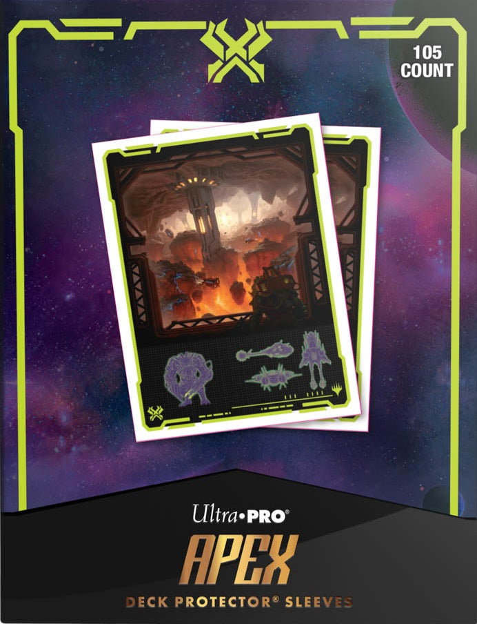 Ultra PRO: APEX Deck Protector Sleeves 105ct - Edge of Eternities (Kavaron, Memorial World)