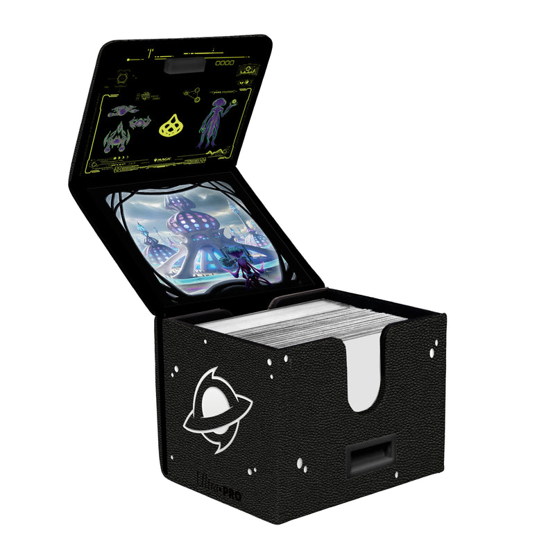 Ultra PRO: Alcove Edge Deck Box with Interior Printing - Edge of Eternities (Blue Mythic)
