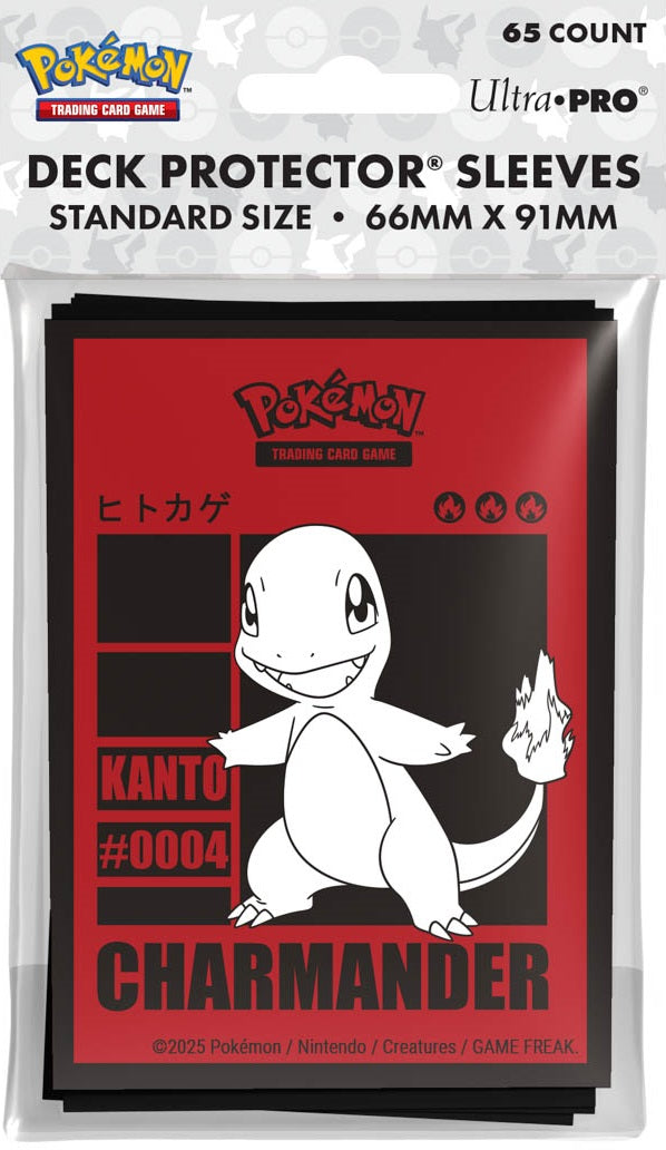 Ultra PRO: Standard 65ct Sleeves - Pokemon (Kanto Charmander 2025)