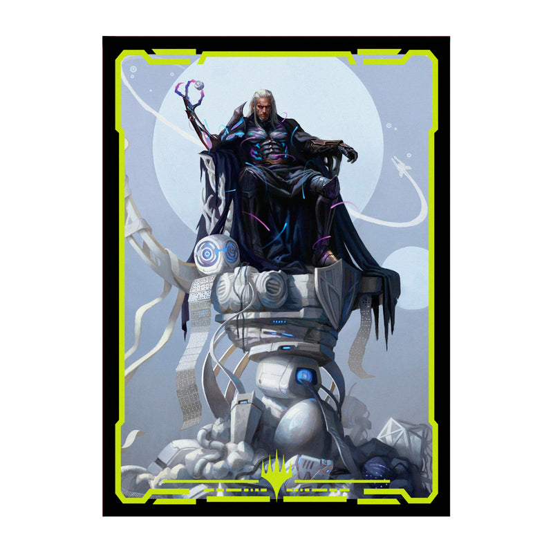 Ultra PRO: 100ct Standard Deck Protector Sleeves in Clear Box - Edge of Eternities (Tezzeret, Cruel Captain)