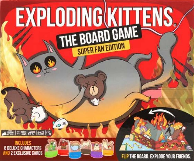 Exploding Kittens: The Board Game (Super Fan Edition)