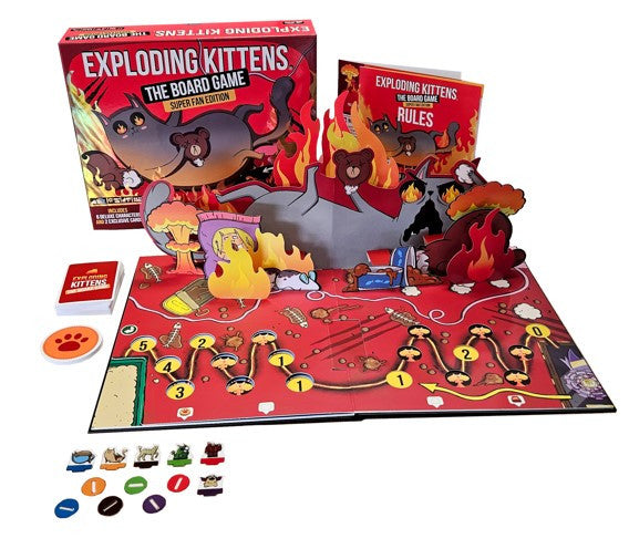 Exploding Kittens: The Board Game (Super Fan Edition)