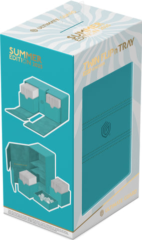 Ultimate Guard - 200+ Twin Flip'N'Tray Xenoskin "Summer Edition 2025" - Lagoon