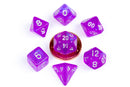 Fanroll: Mini Dice Set of 7 - Stardust Purple
