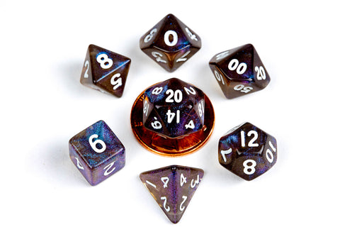 Fanroll: Mini Dice Set of 7 - Stardust Galaxy